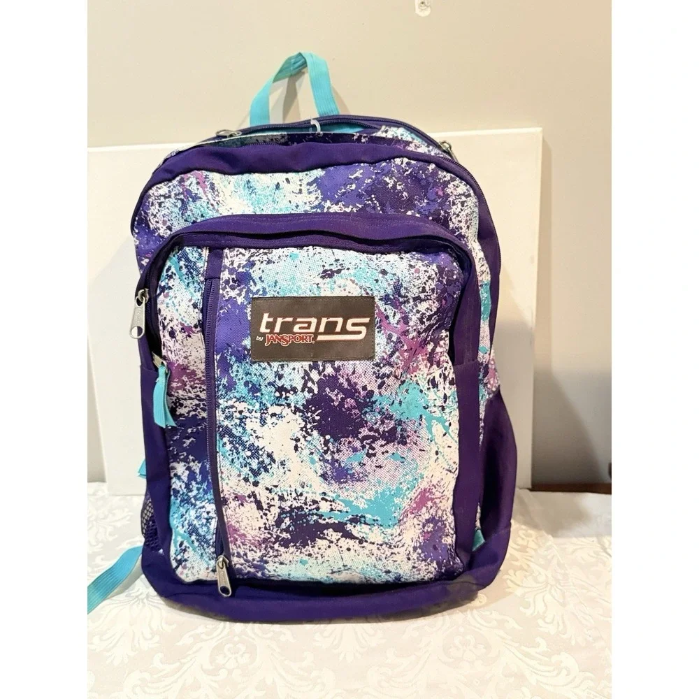 Trans By JanSport Tie Dizzle Purple Backpack 15